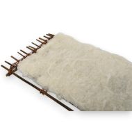 Wollen matje van zachte lamswol