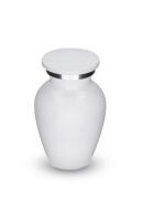 Aluminium mini urn 'Elegance' mat wit