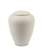 Keramieken urn 'Art for Eternity' wit