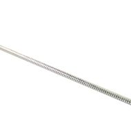 Collier edelstaal enkel streng