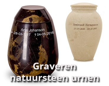 Natuursteen urnen van graniet en marmer | URNWINKEL.