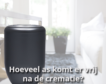 URNWINKEL. Hoeveel as komt er vrij na de crematie?