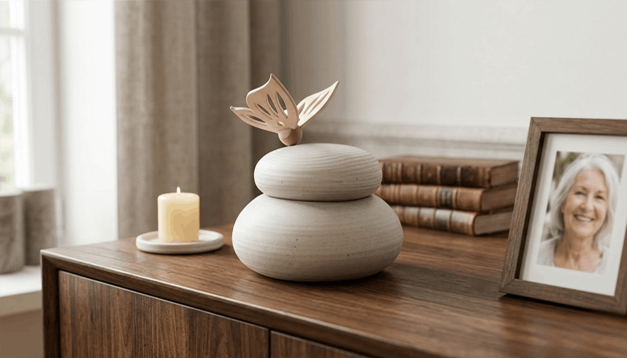 Een urn kopen voor je moeder, zo maak je een keuze die echt past